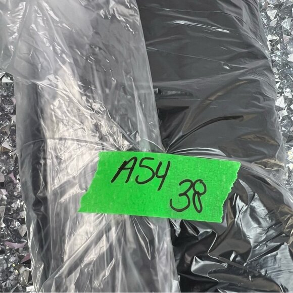 Laundry By Shelli Segal long sleeve dotted Polka dot buttons Black Sheer Blouse - Picture 13 of 13